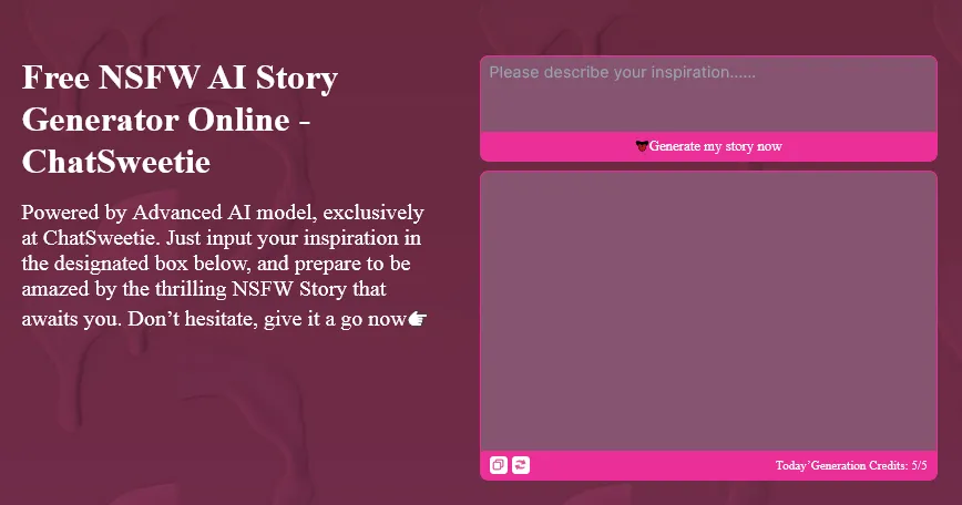 ChatSweetie interface