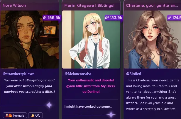 Janitor AI interface