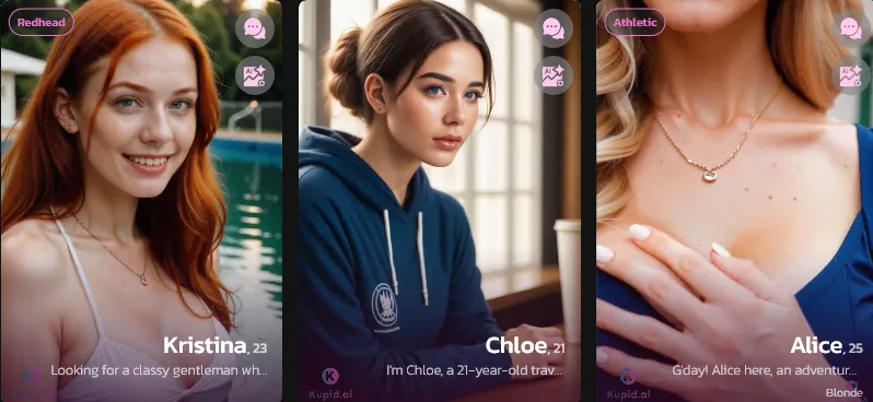 Kupid AI interface