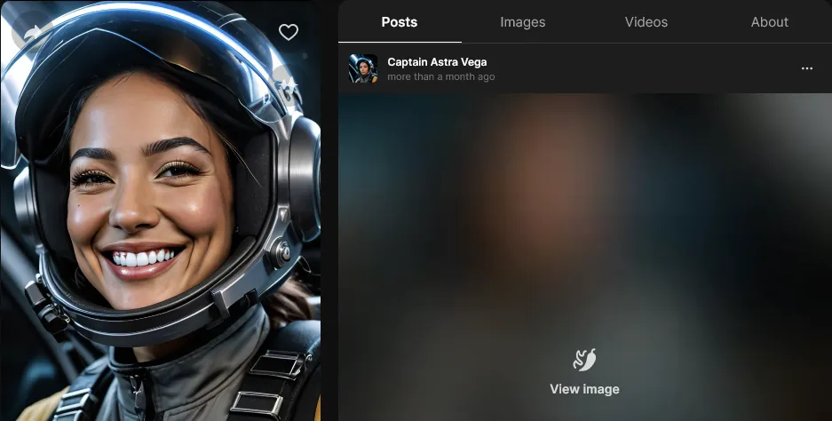 Lovescape AI interface