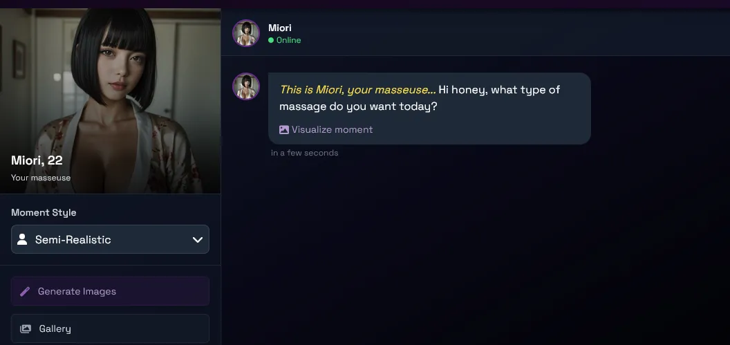 Aimatchfun interface