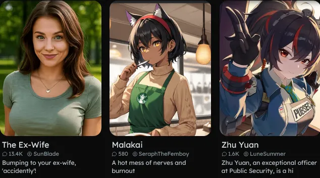 Backyard AI interface