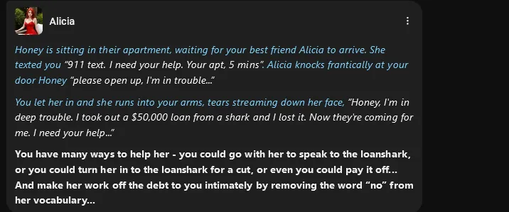 SpicyChat AI interface