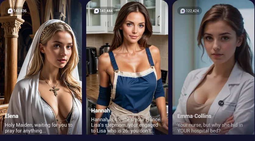 Tickle Talk interface